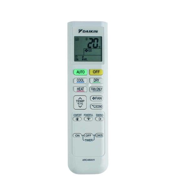 Daikin Air Conditioning FTXP20N-RXP20N Wall Mounted Low Inverter Heat Pump 2.0Kw/7000Btu R32 A++