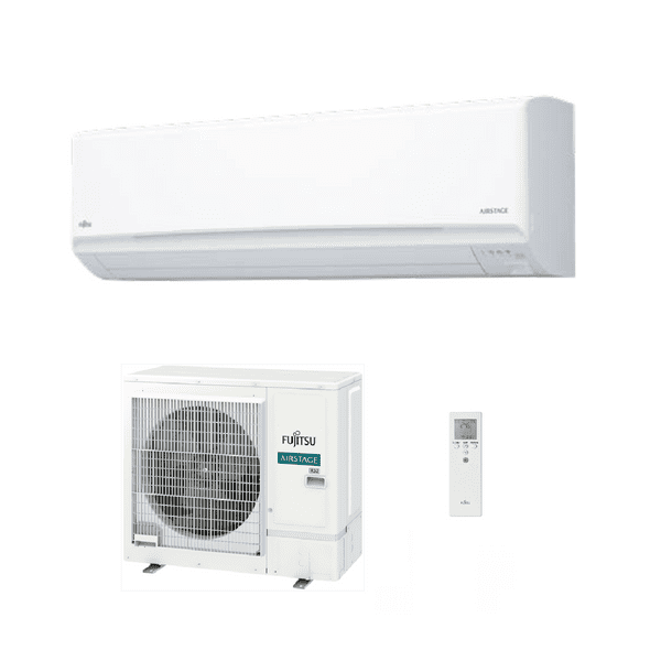 Fujitsu AIRSTAGE Air Conditioning ASEH36KMTB AOEH36KMTB Wall Mounted Heat Pump A++ Install Kit