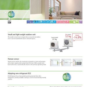 Fujitsu AIRSTAGE Air Conditioning ASEH36KMTB AOEH36KMTB Wall Mounted Heat Pump A++ Install Kit