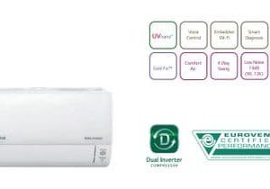 Lg Air Conditioning Deluxe DC12RK-NSJ+DC12RK-UL2 Wall Mounted Heat Pump 3.5Kw/12000Btu A++ R32