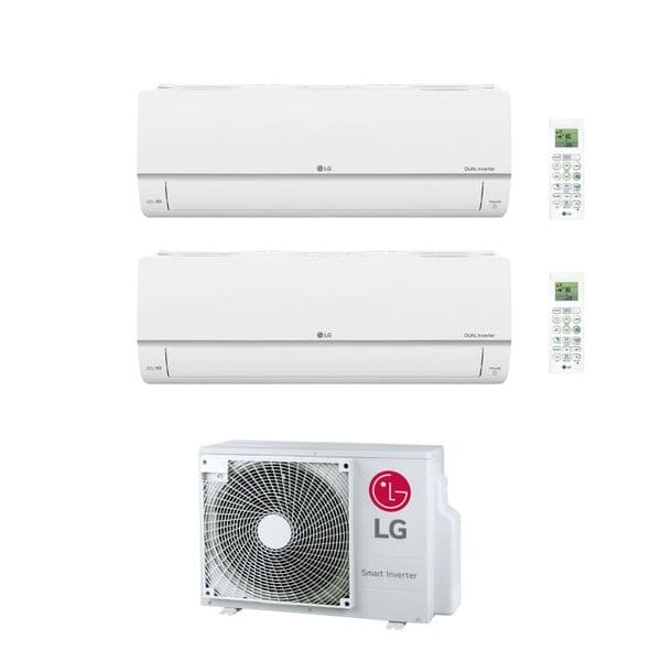 Lg Air Conditioning MU2R15-UL0 Multi Room 2 of DC09RK-NSJ Deluxe Wall Mounted Heat Pump A+++