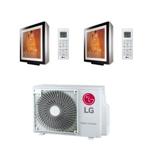 Lg Air Conditioning MU2R15-UL0 4Kw Multi Room Heat Pump 1 x MA09R-NF1 1 x MA12R-NF1 Artcool Gallery