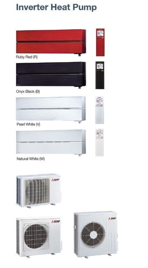 Mitsubishi Electric Air Conditioning MSZ-LN35VG2 3.5Kw/12000Btu R32 Heat Pump Wall A+++ 240V~50Hz
