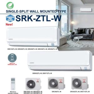 Mitsubishi Heavy Industries Air Conditioning Heat Pump SRK35ZTL-W Standard Plus Wall 3.5Kw/12000Btu