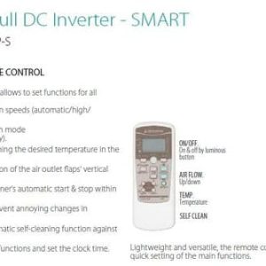Mitsubishi Heavy Industrial Air Conditioning SRK35ZSP-W Wall 3.5Kw/12000Btu R32 Install Pack