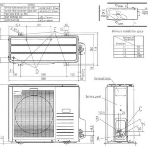 Mitsubishi Heavy Industries Air Conditioning SRK71ZR-S Wall Mounted (7.1kW / 24000 Btu) A+ Inverter